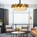 Ritz - ZigZag Gold Odeon Chandelier